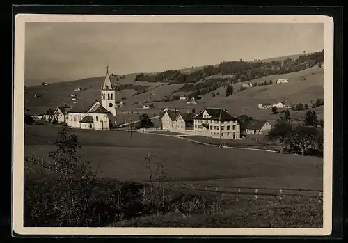 AK Eggerstanden, Ortsansicht mit Kirche