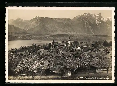 AK Sigriswil, Gesamtansicht mit Stockhornkette