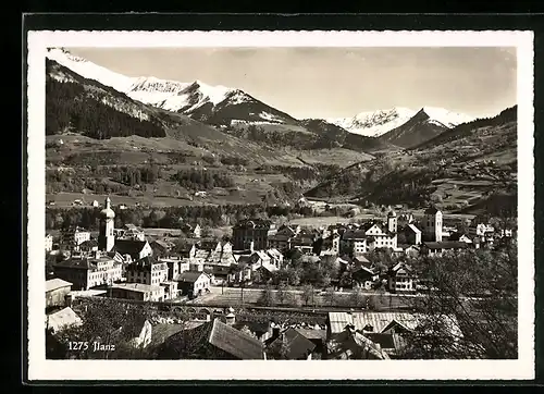 AK Ilanz, Ortsansicht mit Kirche