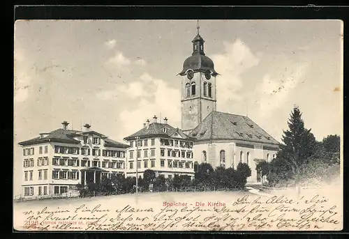 AK Speicher, Blick zur Kirche