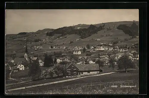 AK Schönengrund, Teilansicht mit Kirche