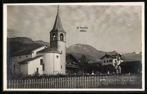 AK Montana-Village, Eglise, Mt. Bonvin