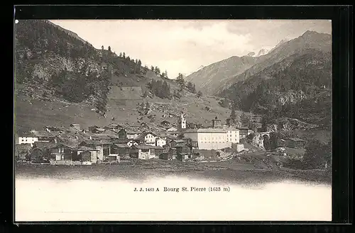 AK Bourg St. Pierre, Vue générale