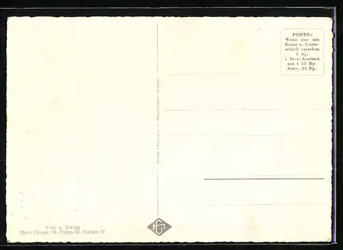 AK Zizers, Ortsansicht aus der Vogelschau