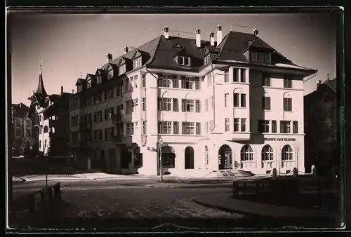 Fotografie Frei & Co., St. Gallen, Ansicht St. Georgen, Post - und Telegraphen-Amt