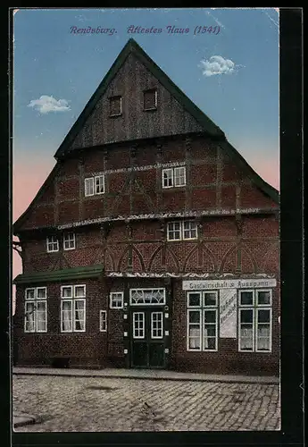 AK Rendsburg, Ältestes Haus 1541