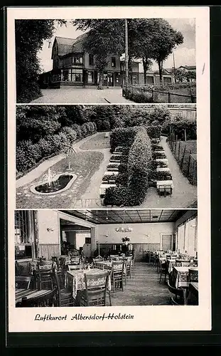 AK Albersdorf /Holstein, Hotel und Cafe Waldesruh von Helmut Timm