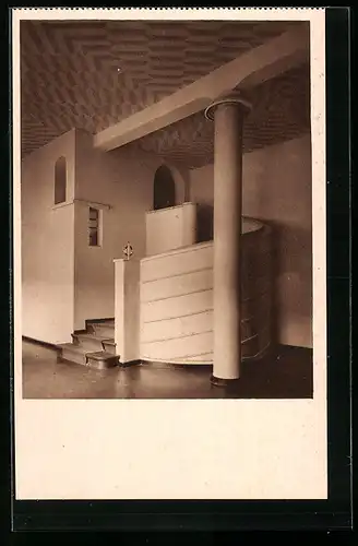 AK Mülheim a. d. R., Aufgang zu den Gesellschaftsräumen, Art Deco