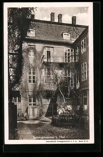 AK Berlin, Lessingmuseum, 1. Hof, Brüderstrasse 13