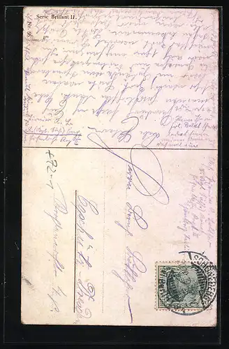 AK Treptow-Stralau bei Berlin, Elektr. Tunnelbahn 15 m tief unter der Spree