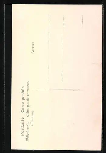 AK Karlsruhe, Partie von der Christuskirche