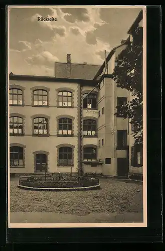 AK Karlsruhe, St. Franziskushaus, Haushaltungsinstitut St. Klara, Grenzstr. 7, Rückseite