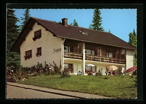 AK Schluchsee /Schwarzw., Pension Bergheim L. Behringer, Fichtenweg 198