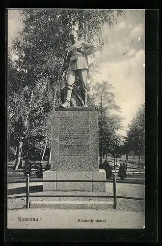 AK Berlin-Spandau, Klinkedenkmal