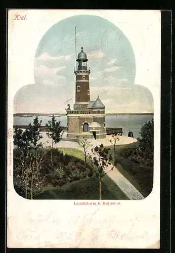 AK Holtenau, Blick zum Leuchtturm