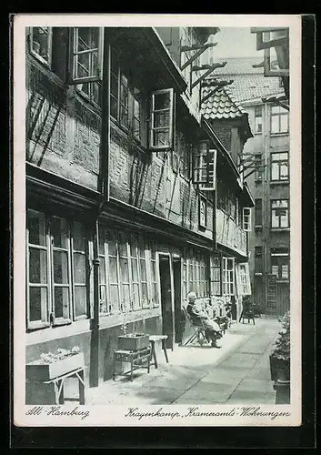 AK Alt-Hamburg, Krameramts-Wohnungen am Krayenkamp