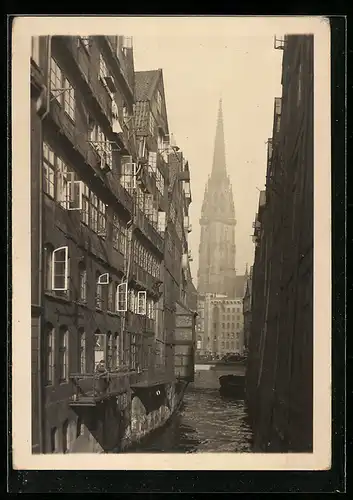 AK Hamburg, Steckelhörnflet und Nikolaikirche