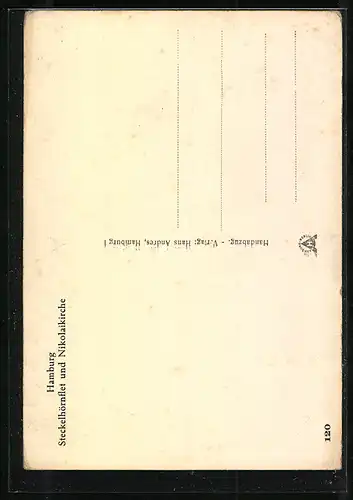 AK Hamburg, Steckelhörnflet und Nikolaikirche