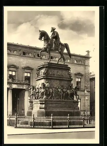 AK Berlin, Denkmal Friedrich des Grossen