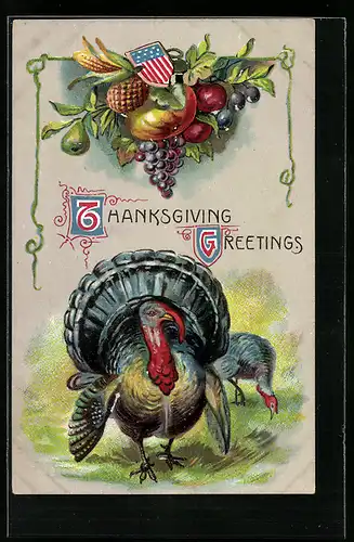 AK Truthahn und Obst zu Thanksgiving