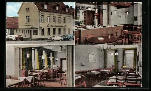 AK Karlsruhe-Knielingen, Restaurant Zur Rheinbrücke, Rheinbrückenstrasse 25