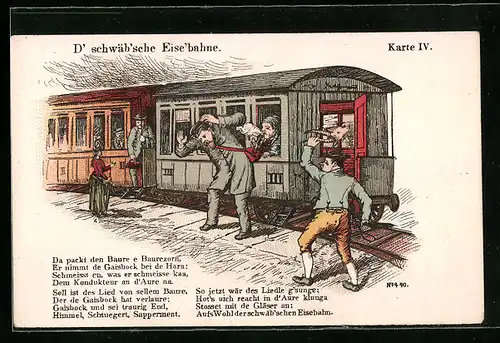 AK D` schwäb`sche Eisenbahn, Den Bauer packt der Zorn