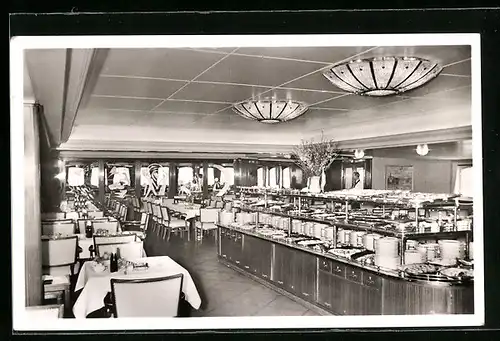 AK Fährschiff Deutschland, Kalte Buffet