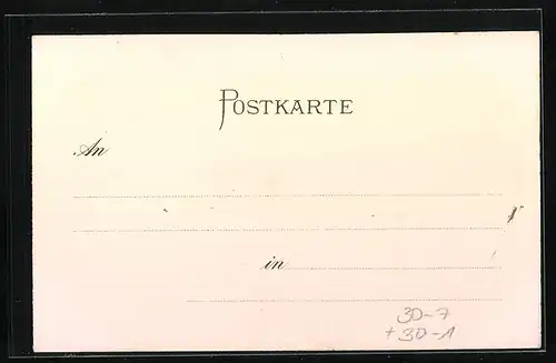 Lithographie Histor. Uniformen des k. bayer. Heeres 1800 /73, 4. Chev.-Regt. seit 1854