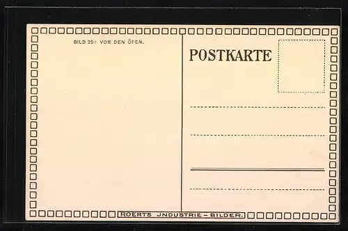 AK Roberts Industrie-Bilder - Vor den Öfen