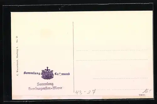 AK Hamburg, Strassen-Scenen, Vierländer, Ankunft von Grünwaren