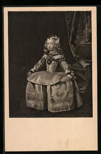 Künstler-AK Infantin Margaretha Theresia von Spanien