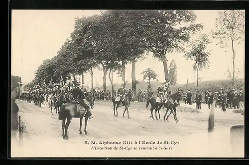 AK St-Cyr, Alphonse XIII. à l`Ecole