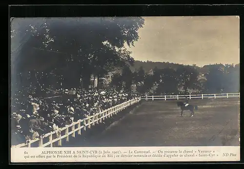 AK Saint-Cyr, Alphonse XIII., Le Carrousel