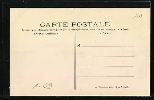 AK St-Cyr, Arrivée de Alphonse XIII. à l`Ecole