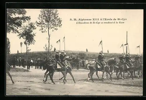 AK St-Cyr, Alphonse XIII. à l`Ecole