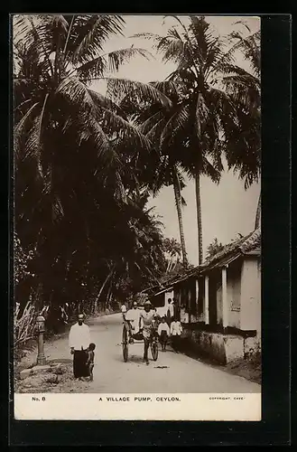 AK Ceylon / Sri Lanka, A Village Pump