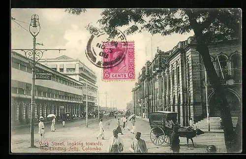 AK Colombo, York Street, looking towards the Landing Jetty