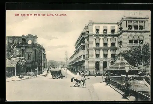 AK Colombo, The approach from the Jetty