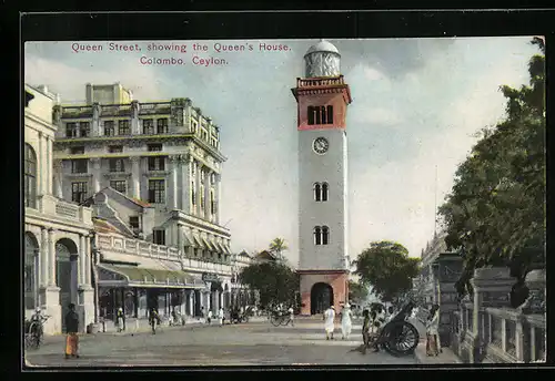 AK Colombo, Queen Street, showing the Queen`s House