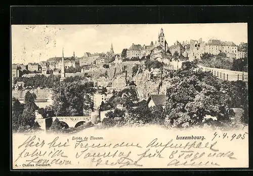 AK Luxembourg, Entrée de Clousen