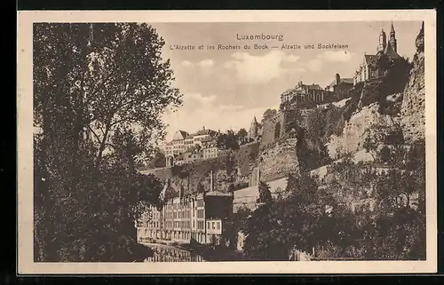 AK Luxembourg, Alzette und Bockfelsen