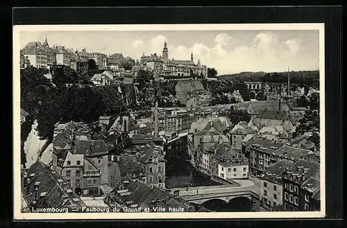 AK Luxembourg, Faubourg du Grund et Ville haute