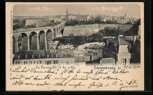 AK Luxembourg, La Passerelle de la ville