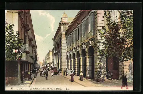 AK Tunis, La grande Porte et la Rue d`Italie
