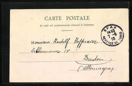 AK Sfax, une rue dans le Quartier Arabe