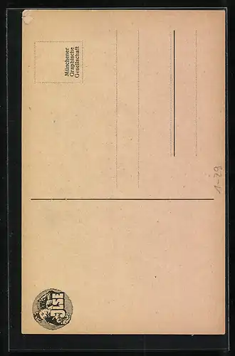 AK Paul von Hindenburg mit Schnurrbart