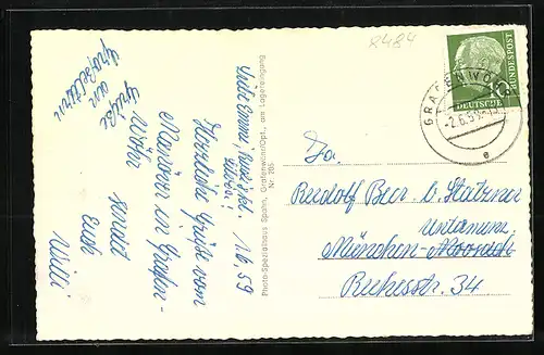 AK Grafenwöhr /Opf., Schwäne am Stadtweiher