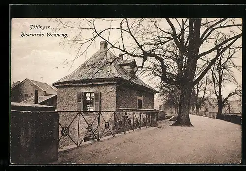 AK Göttingen, Bismarcks Wohnung