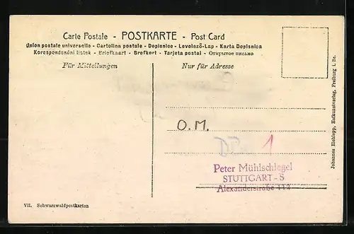 AK Glottertal, Gasthof zum Engel