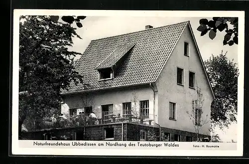 AK Ubbedissen, Naturfreundehaus am Nordhang des Teutoburger Waldes